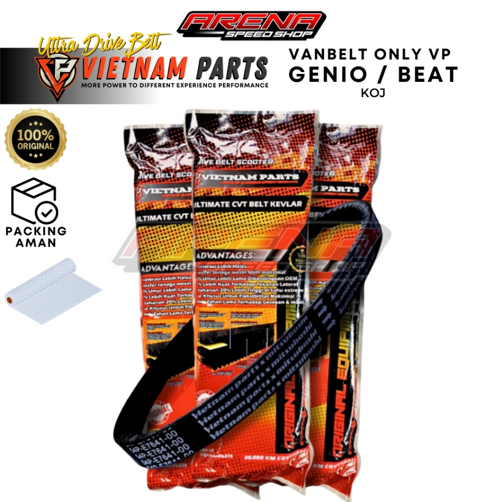 VIETNAM Drive Belt Genio KOJ V Belt - Vanbelt Beat Deluxe Scoopy New Original VP