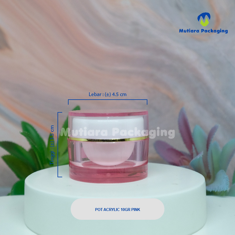 POT ACRYLIC 10GR PINK - JAR 10GR PINK - POT AKRILIK 10GR PINK