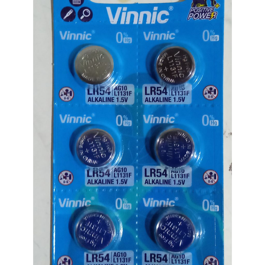 Baterai Kancing LR 1130/LR 54 Kalkulator, jam tangan, lampu led teplok lilin-petromax dll.
