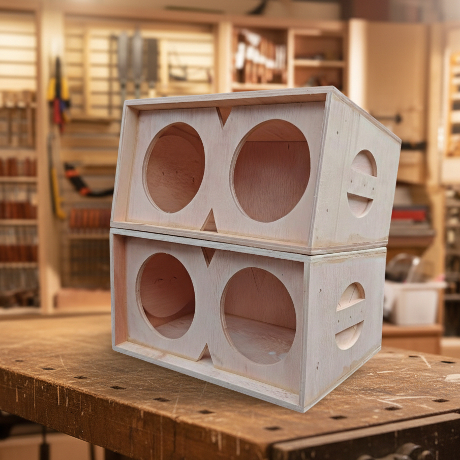 PROMO Box Speaker Line Array 6 inch Dobel Murah - Bahan Triplek 9mm Halus - Box Gantung Mini