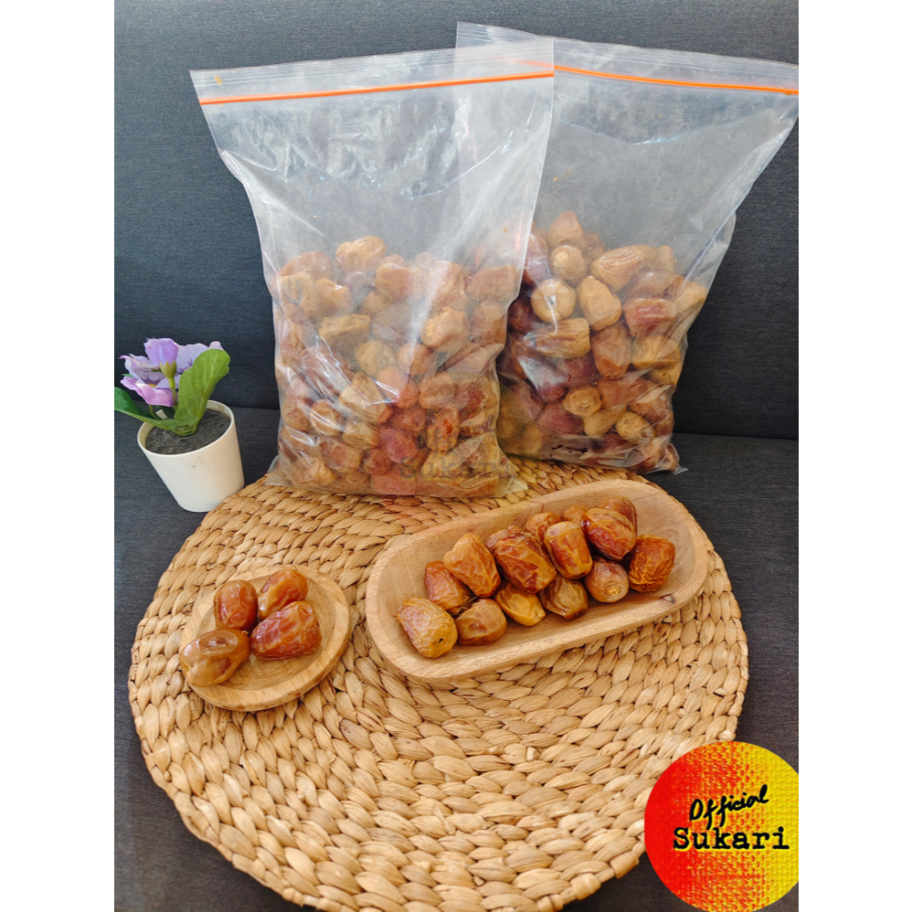 Kurma sukari kering 1 kg / kurma kering sukari  / sukari alqassim kering