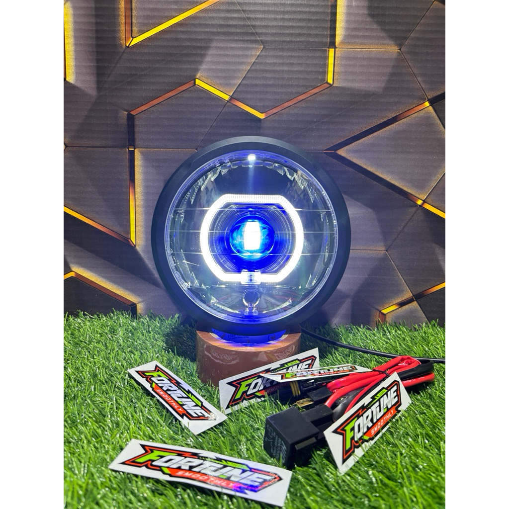 Reflektor Lampu Depan Biled Uk 4.5 Inch Cb 150 Verza 2018 2019 2020 Full Set