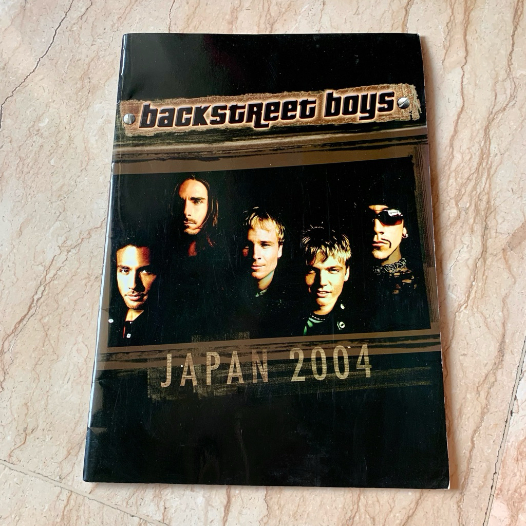Backstreet Boys Up Close & Personal Tour Program Book 2004 Japan Import