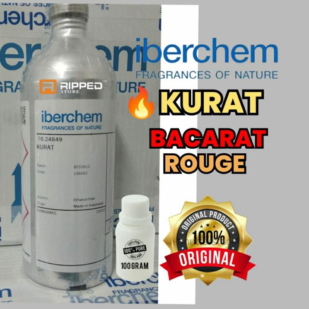 100ml Bibit Parfum Murni By Original Iberchem Kurat Baccarat Bacarat