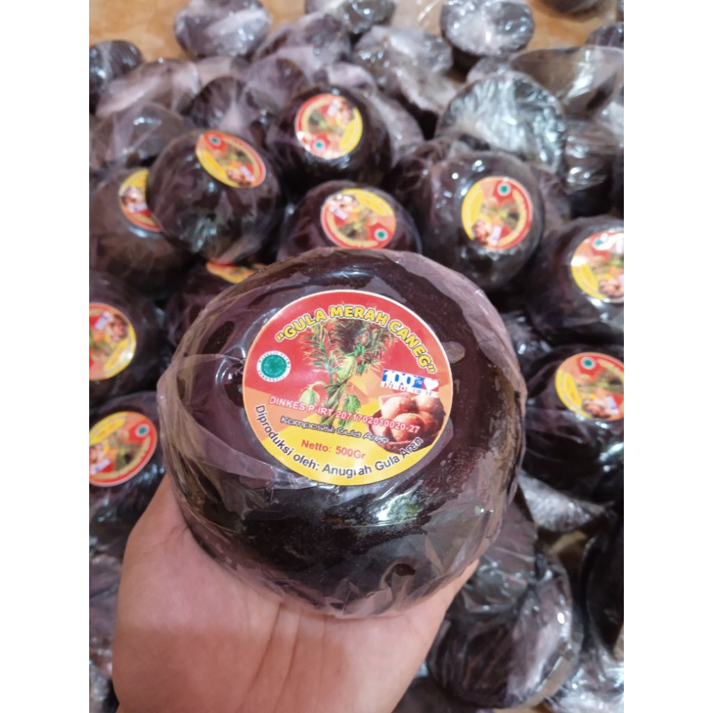 Gula merah / Gula aren / Gula batok premium asli curup 1pcs  (±500 gram)