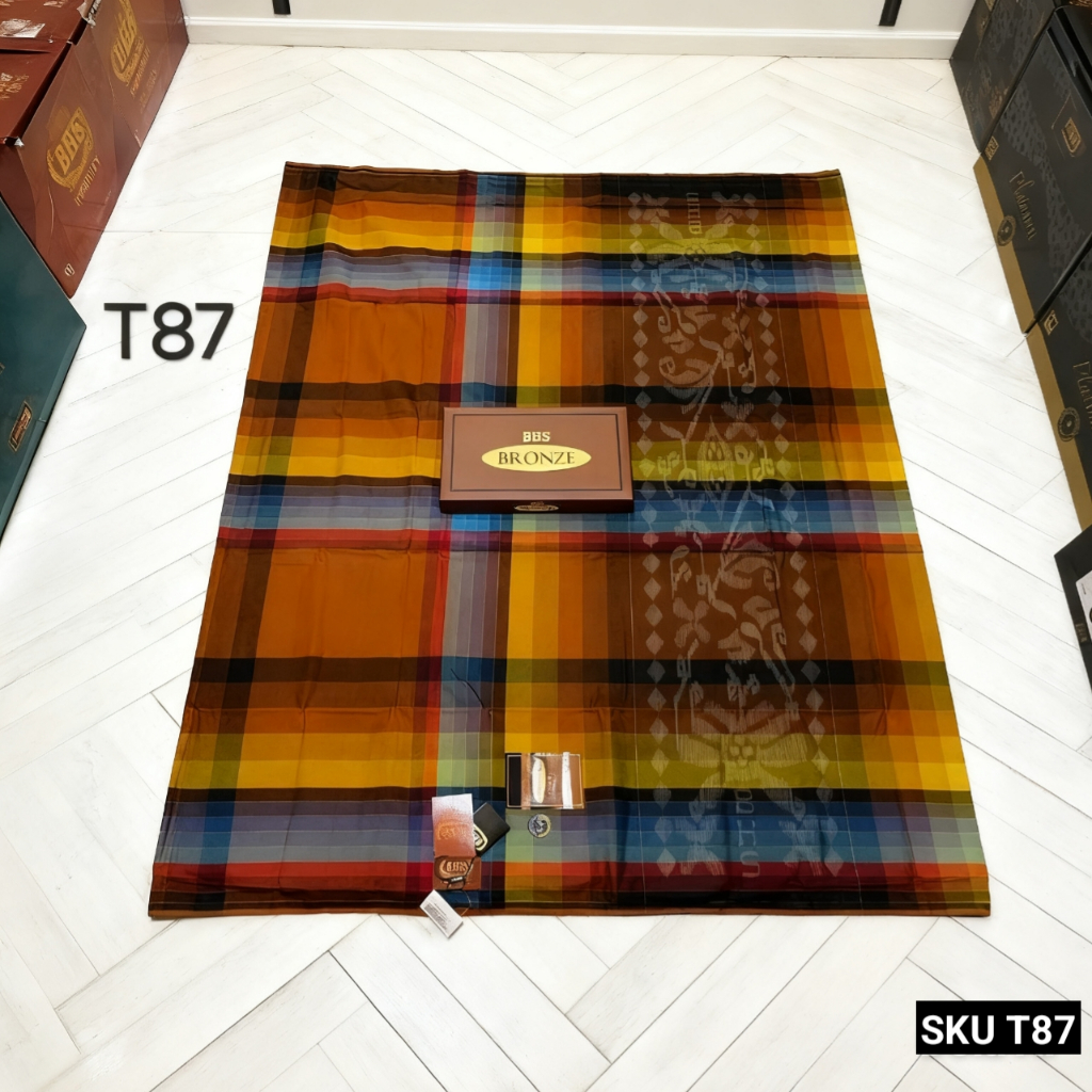 BHS sarung tenun sutra bhs clasic gred bronze 100% original bhs