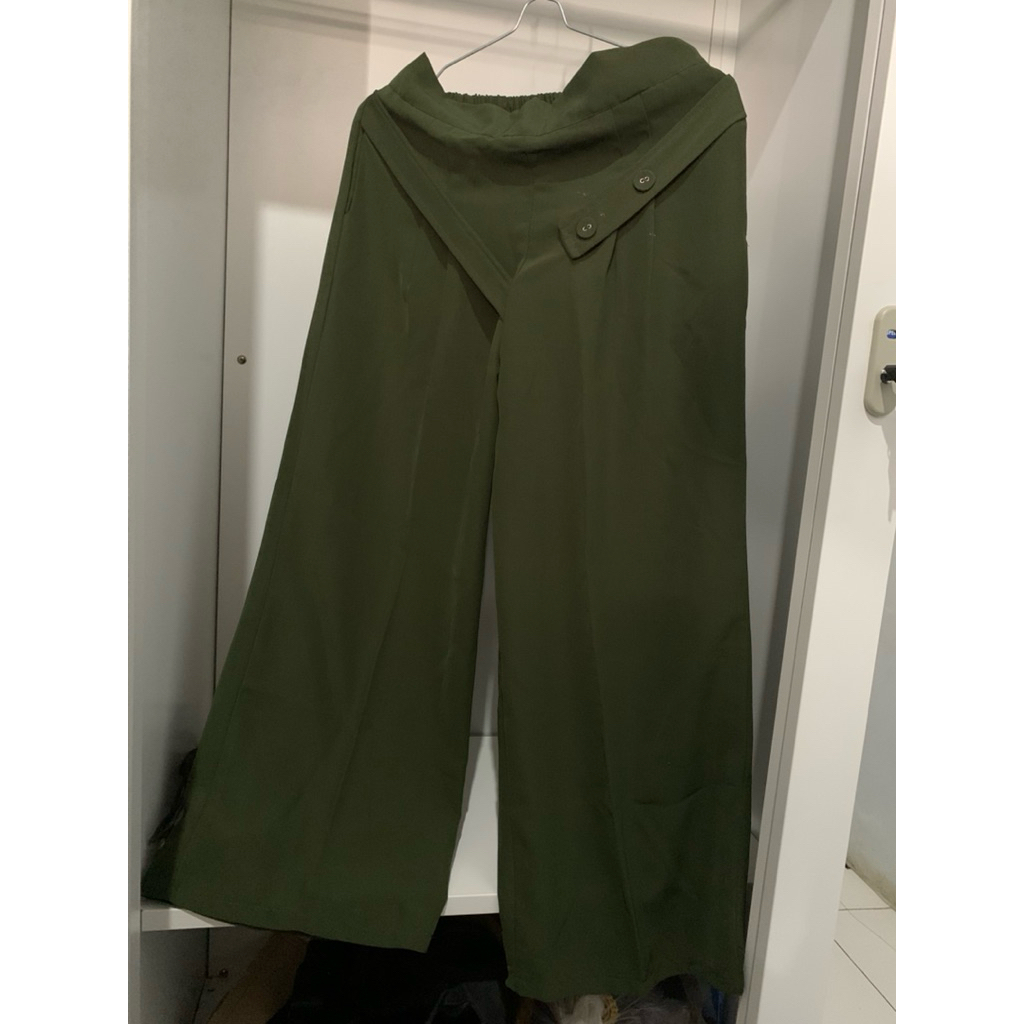 Celana Kulot Wanita | Kulot Bahan Kain Jatuh Tebal