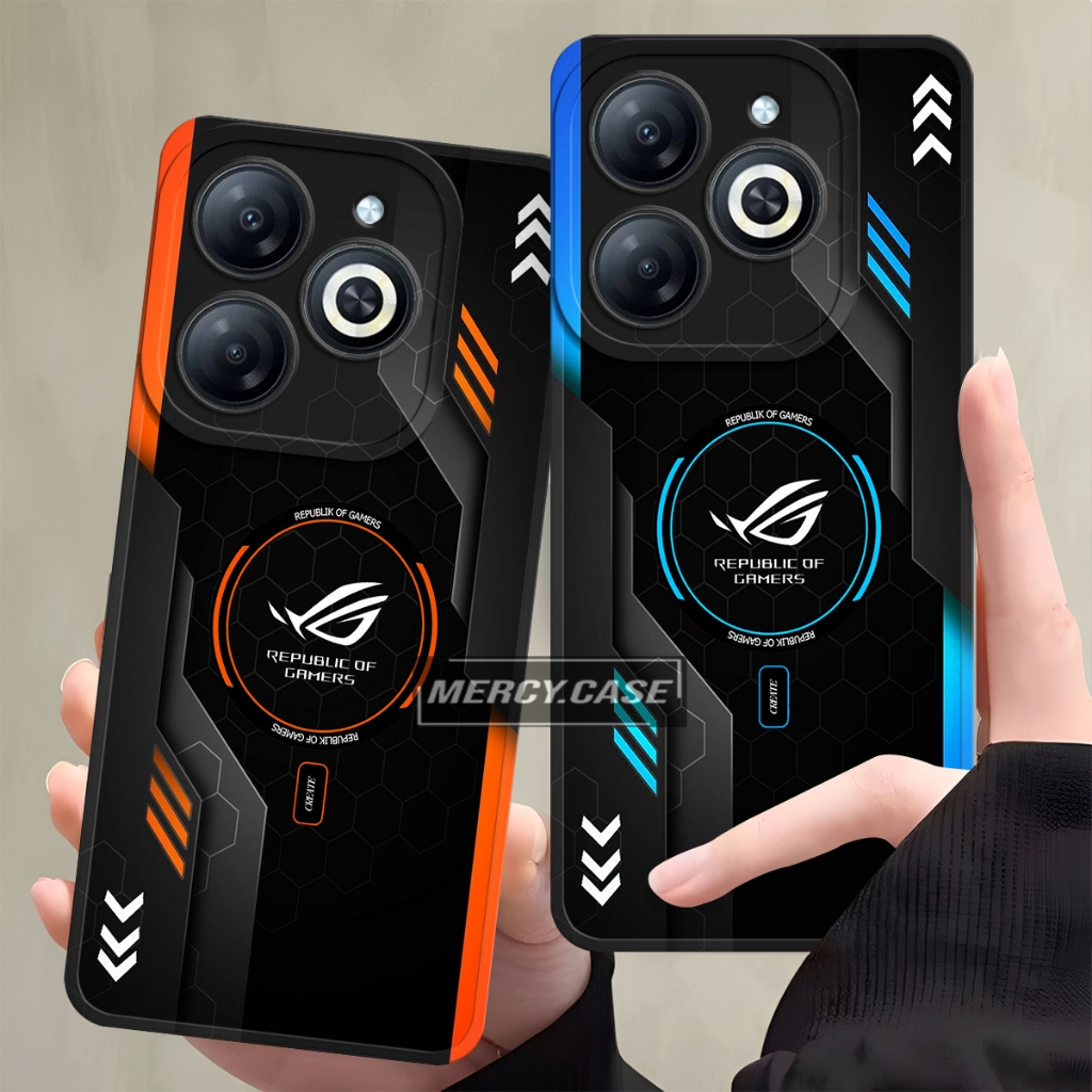 [MRC] Casing HP Infinix Smart 8 Smart 8 Pro Hot 40i Tecno Spark 20 20C Itel P55 4G Case Procamera Si