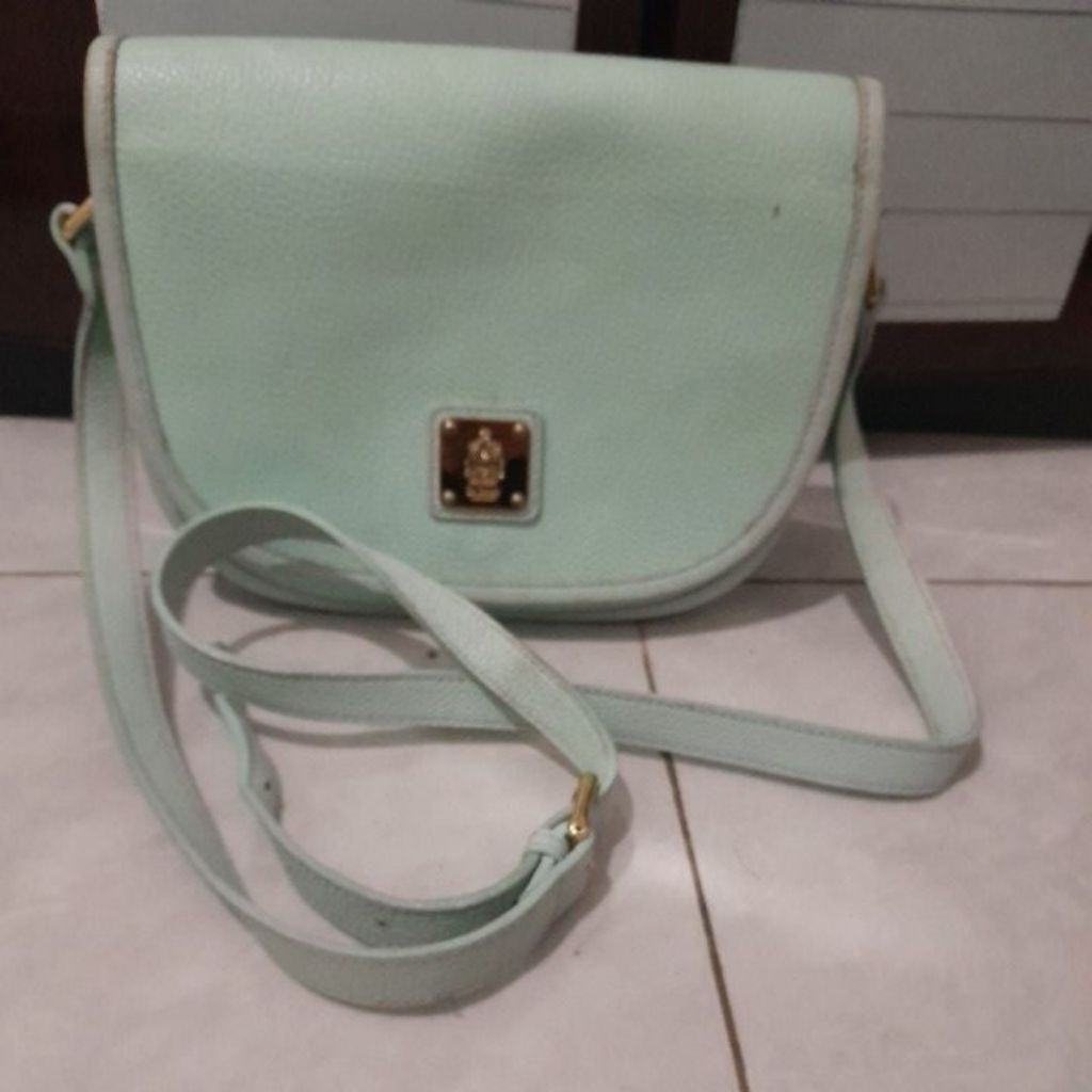 slingbag Branded ST SCOTT LONDON Kulit asli preloved 23x20