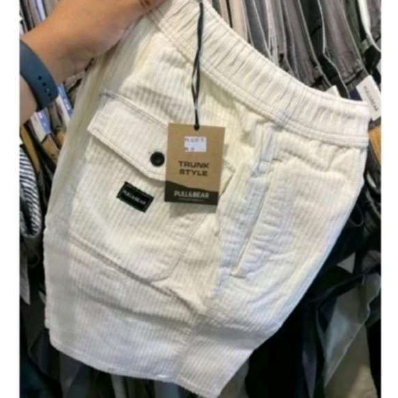 Celana Pendek Corduroy Pria Premium JUMBO || Broadshot Pria Dewasa Bahan Corduroy Premium