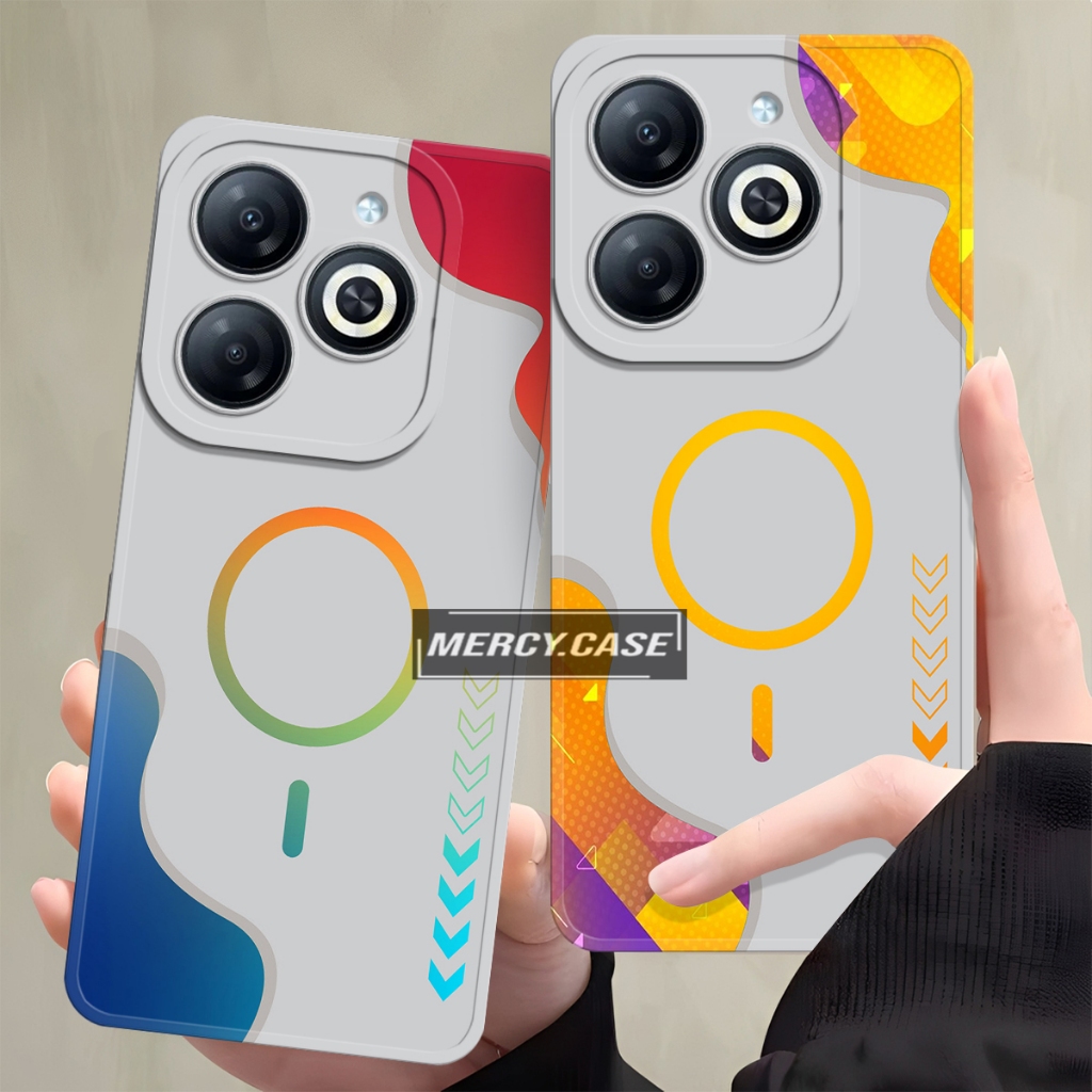 [MRC] Casing HP Infinix Smart 8 Smart 8 Pro Hot 40i Tecno Spark 20 20C Itel P55 4G Case Procamera Si