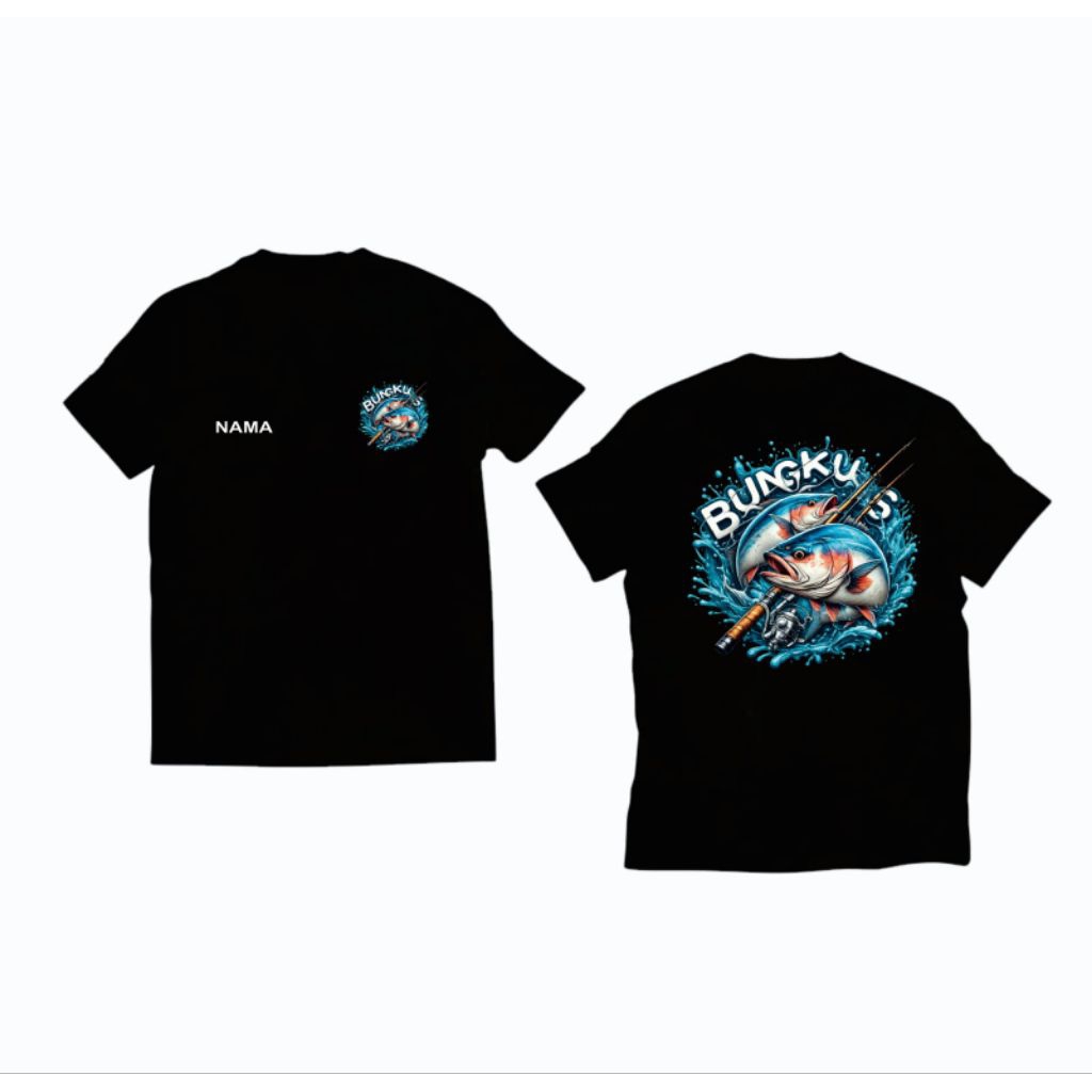 KAOS CUSTOM MANCING BUNGKUS FREE NAMA/KAOS DISTRO/KAOS UNISEX