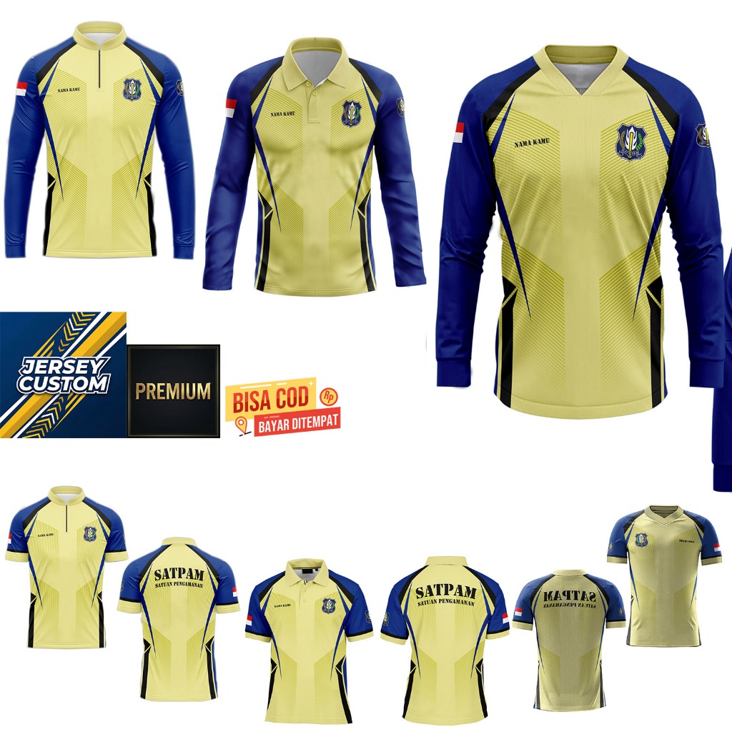 New kaos atasan pria/wanita baju jersey SATPAM ART 11  PIALA DUNIA FULL PRINTING SUBLIM 3D