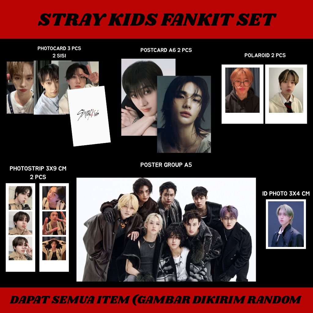 FANKIT STRAY KIDS/FANKIT KPOP/KPOP HAMPERS