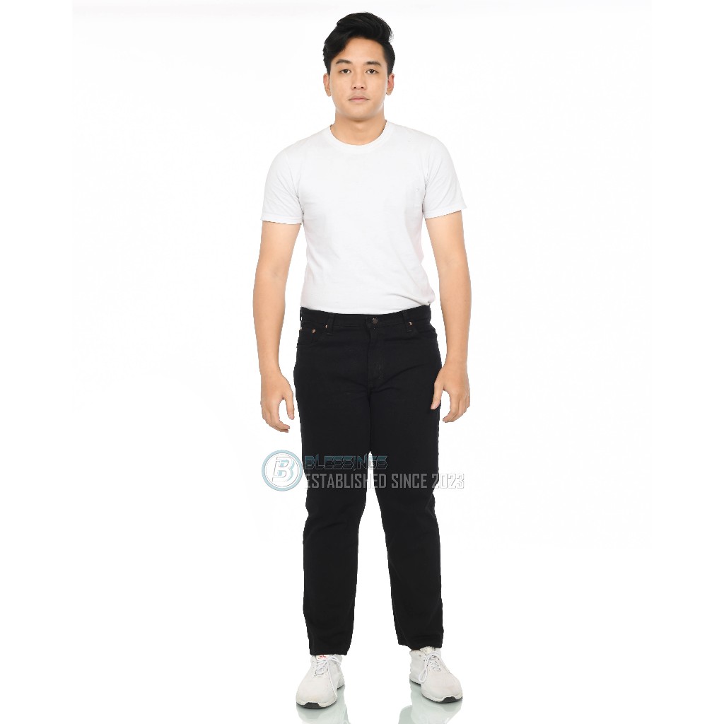 SLCelana Standar Pria Celana Jeans Pria Standar Reguler Celana Pria PanjangJeans Standar WarnaCOKLAT