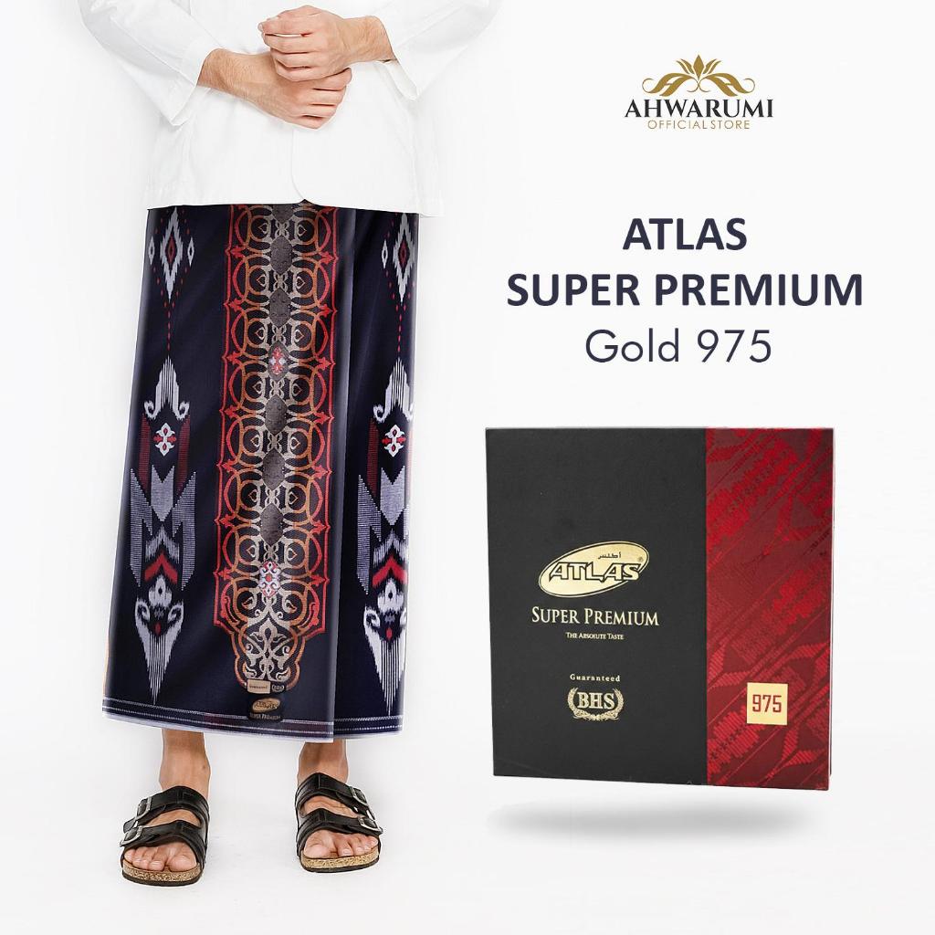 Ahwarumi - Sarung Atlas Super Premium Gold 975 Motif BHS