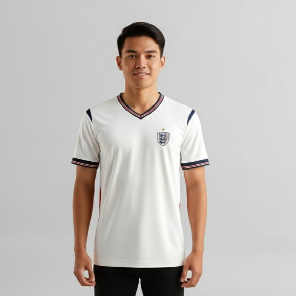 Jersey Timnas Inggris Home 2026 Kaos Bola Timnas Inggris Piala dunia Unisex dryfit