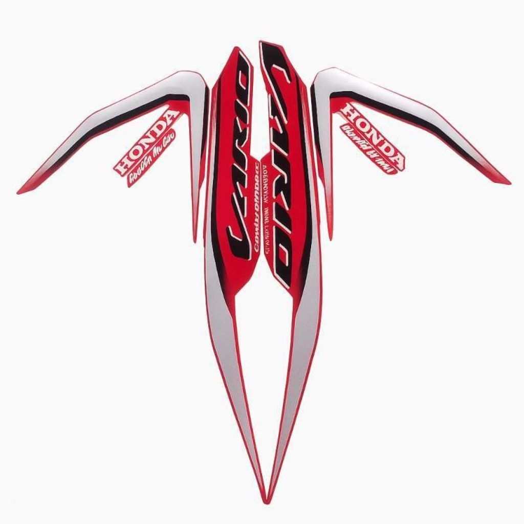 Striping stiker body motor Honda Vario 125 2019 stiker list bodi motor vario 125 tahun 2019