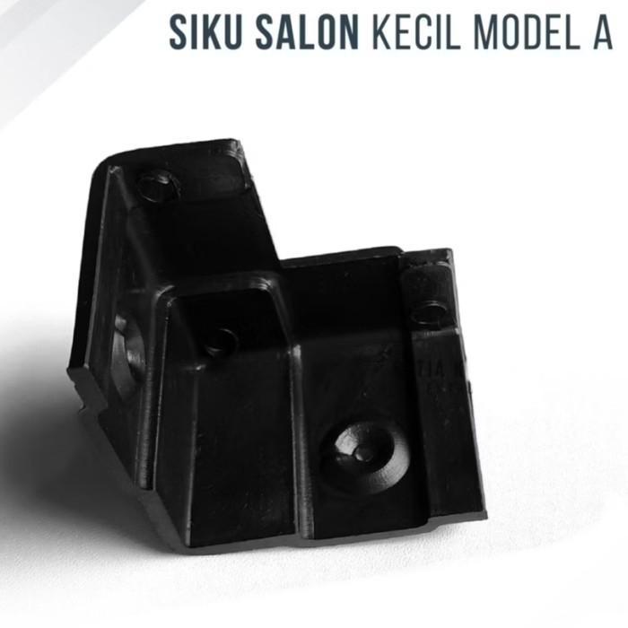 Siku Bok Salon / Kaki Sudut Box Speaker Ukuran Kecil Model A Bahan Plastik Tebal