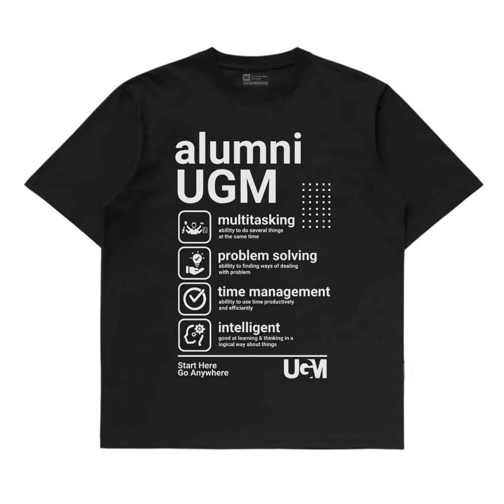 Kaos Alumni UGM #02 Universitas Gadjah Mada Yogyakarta University Pria Wanita