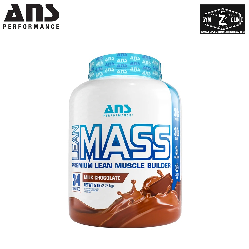 ANS Performance Lean Mass 5LBS 5 lbs 2250 Gram N-mass N mass Mass Gainer Lean Gainer Bulking