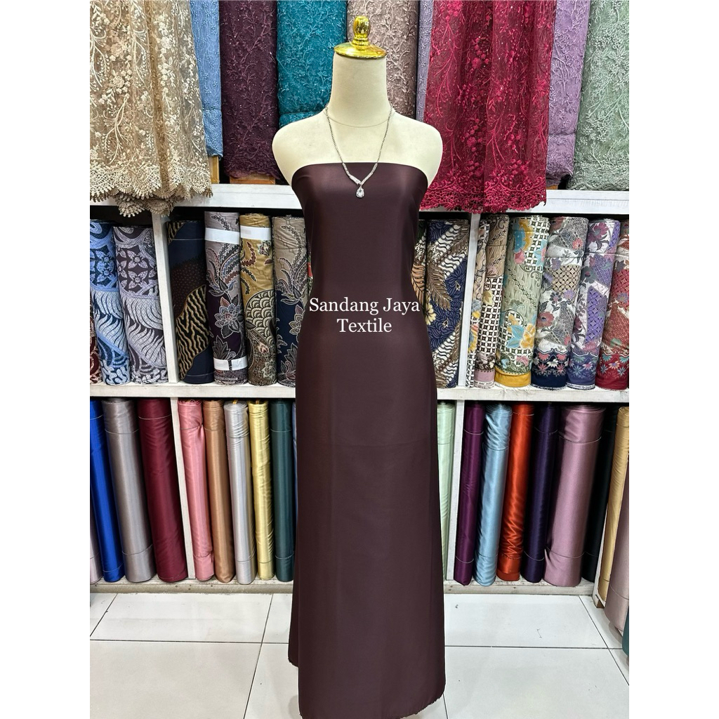 Bahan Satin Roberto Junior / Bahan Polosan Seragam Keluarga / Bahan Polosan Seragam Bridesmaid & Gro