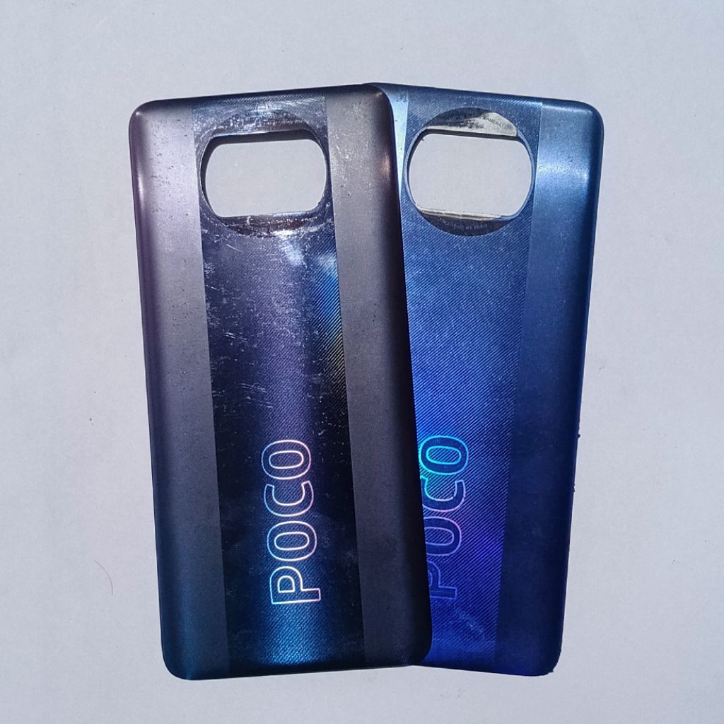 Backdoor/Back Cover Foco X3 Pro Original Copotan/ORI Bawaan Hp.