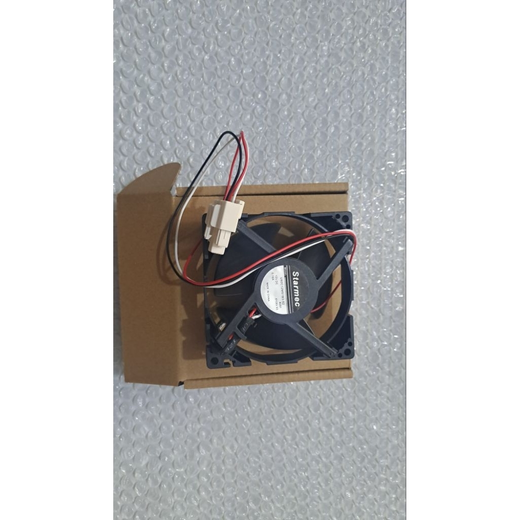 Kipas kulkas 9 × 9 DC 12 V kabel soket 3