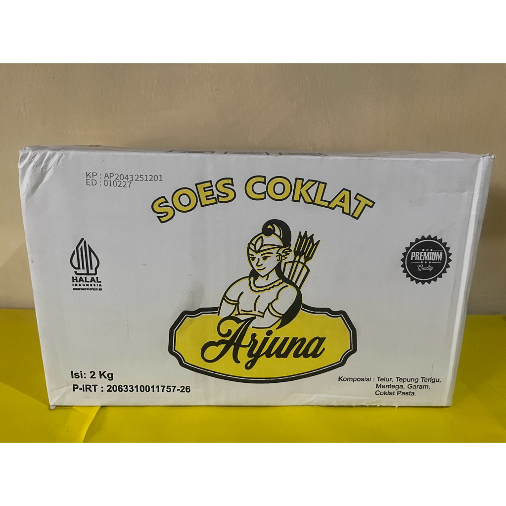 Soes Arjuna Coklat Rasa Coklat Lumer 2Kg