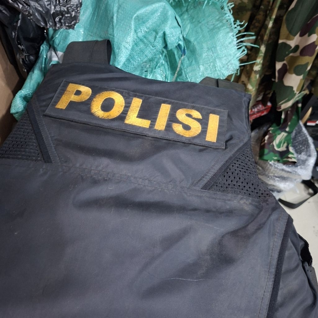 Rompi Sajam Tahan Peluru Jatah Polri merk J-Forces kondisi second