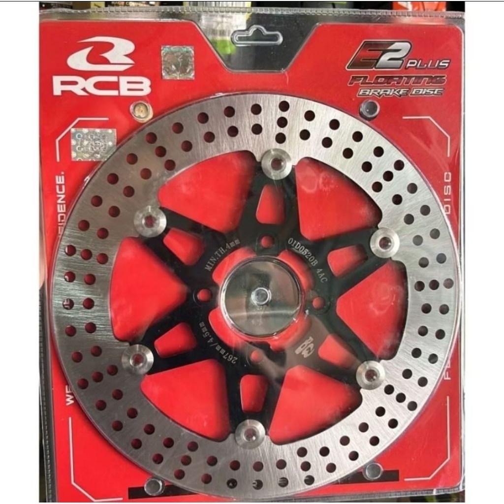 [READY] Disk Cakram Original 100% RCB Malaysia 267mm Jup MX MX135 Floating E2+ series Baut 4 tanpa b