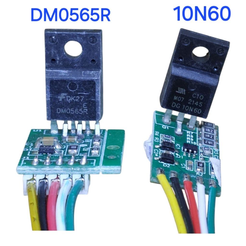 Gacun 5 kabel SMPS psu jenis MOSFET 10N60 dan IC DM0565R DS0088 untuk universal tv led DLL