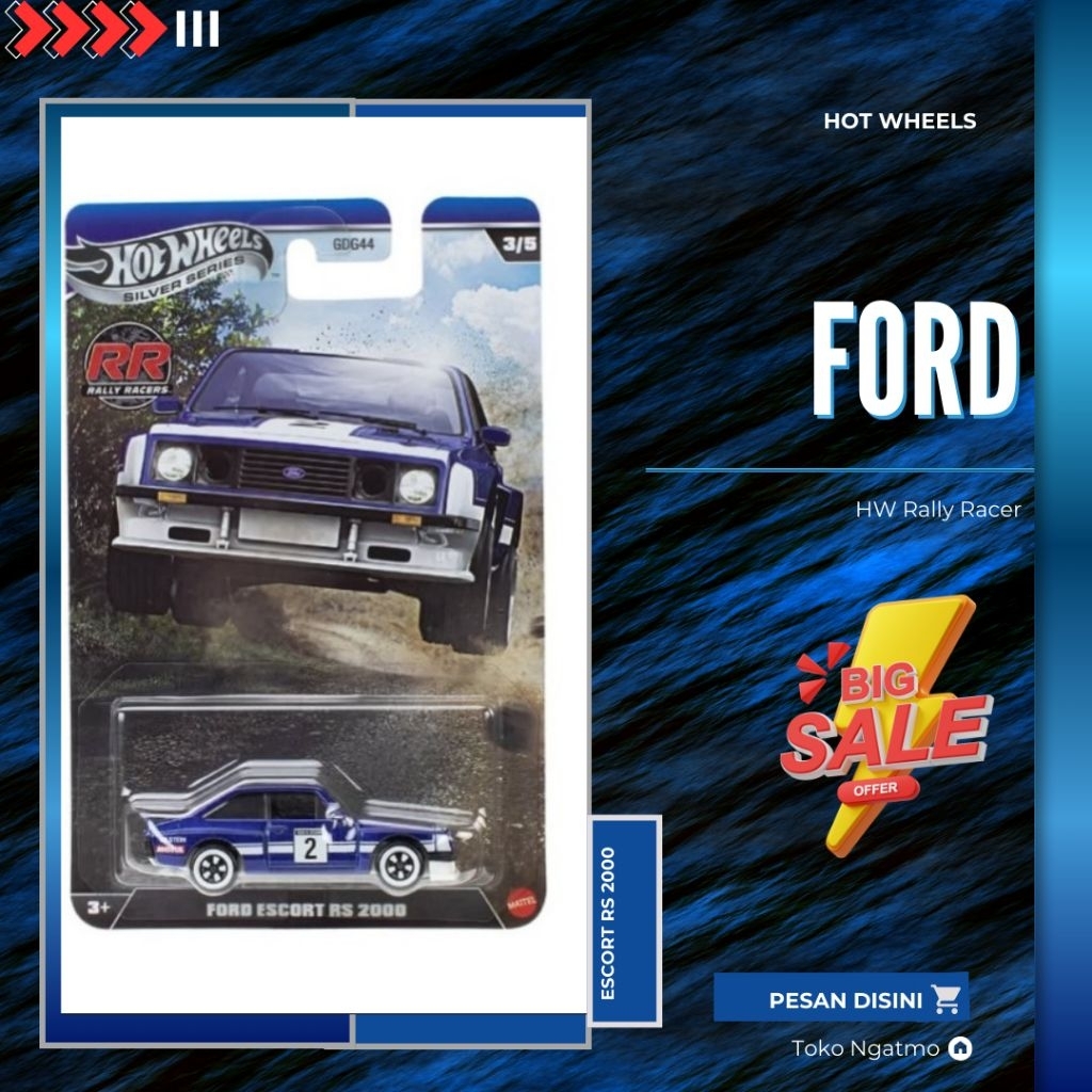 Hot Wheels Rally Racer " Ford Escort RS  2000 "