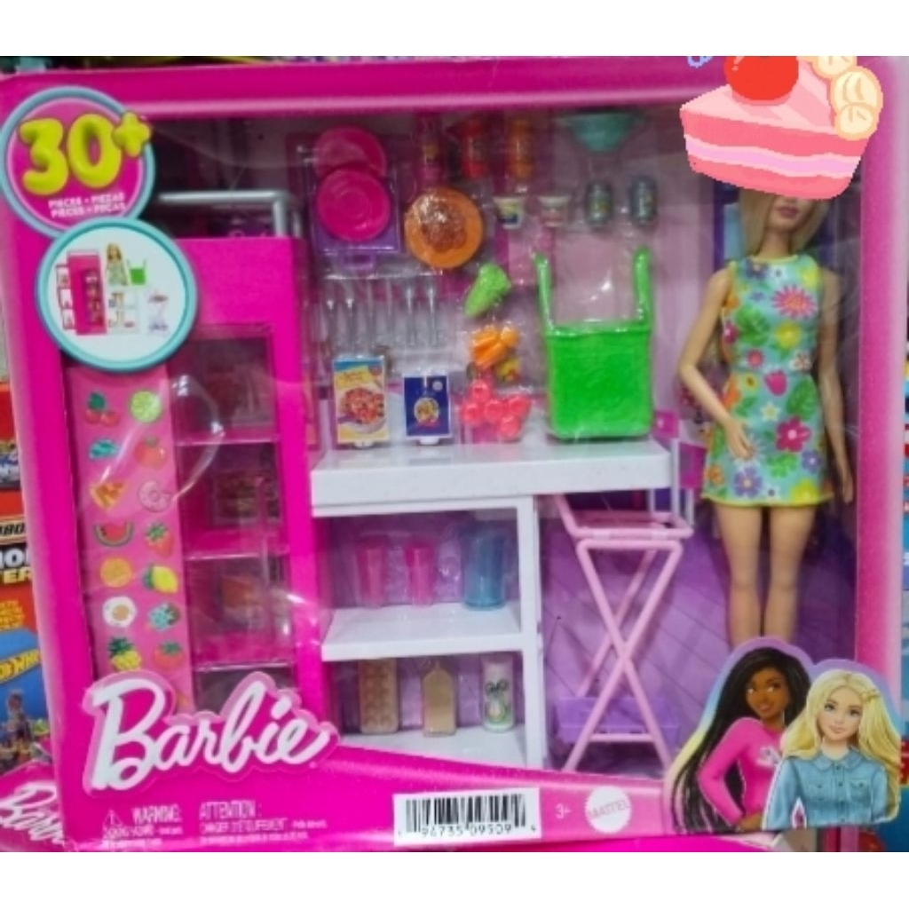 Boneka Barbie set kitchen