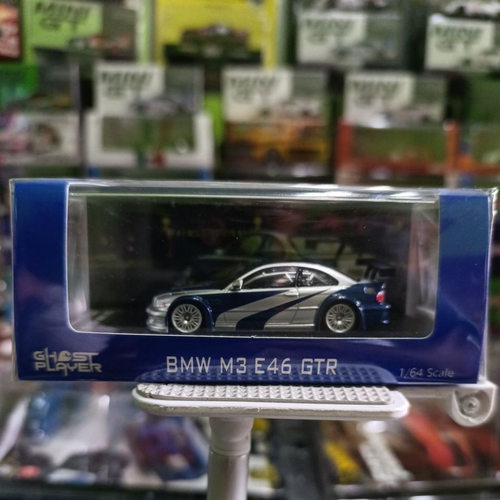 Ghost Player' BMW M3 E46 GTR "Most Wanted" Need For Speed' holo 1/999