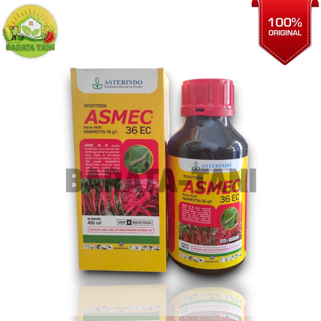 Asmec 36EC Insektisida 400ml Abamektin 36g/L