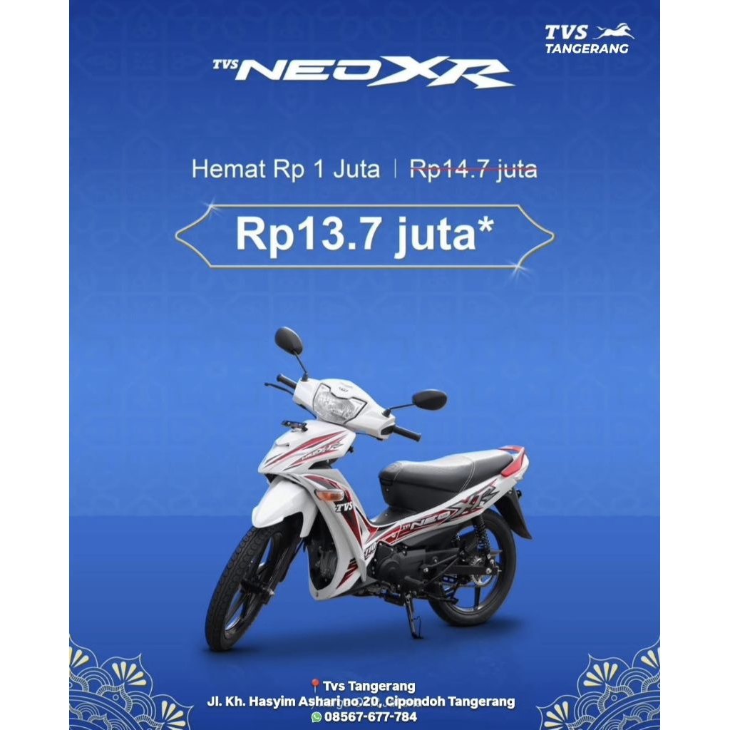 Tvs Neo XR 110cc - Jadetabek