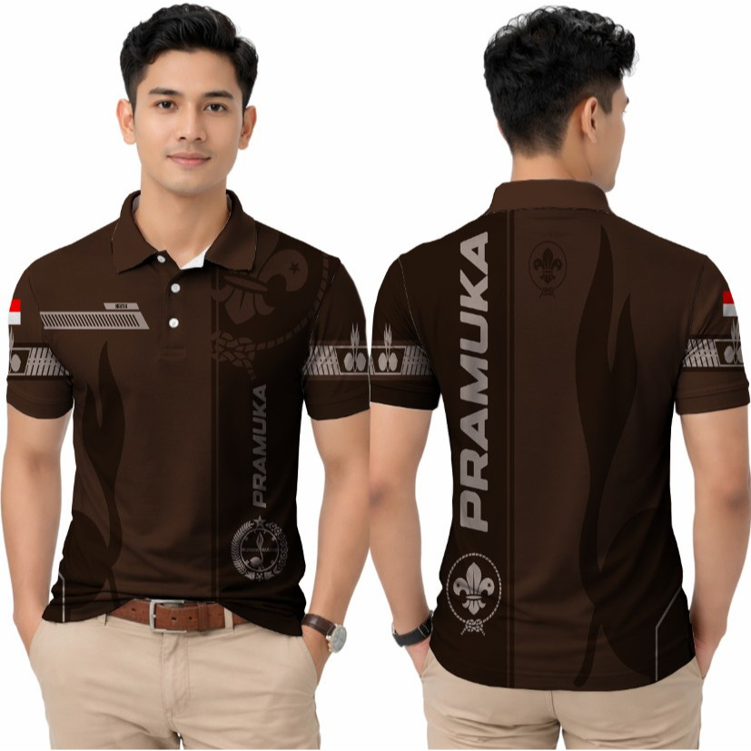 kaos pramuka - baju pramuka dewasa - polo pramuka - kaos kerah pramuka - baju pramuka modern