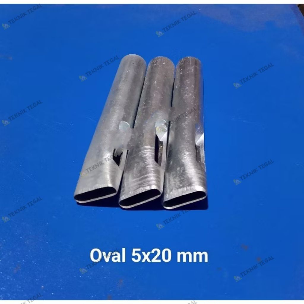 Plong Pembolong Hollow Punch Oval 5 x 20 mm Plong Pembolong Bahan Kulit Sintetis Tukang Sepatu Sanda