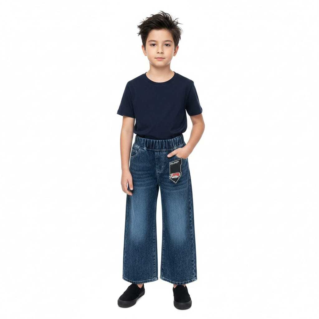 Skena Celana Anak Panjang Gombrong Unisex Outfit Skena Anak Tanggung, Celana Jeans Non Stret Anak