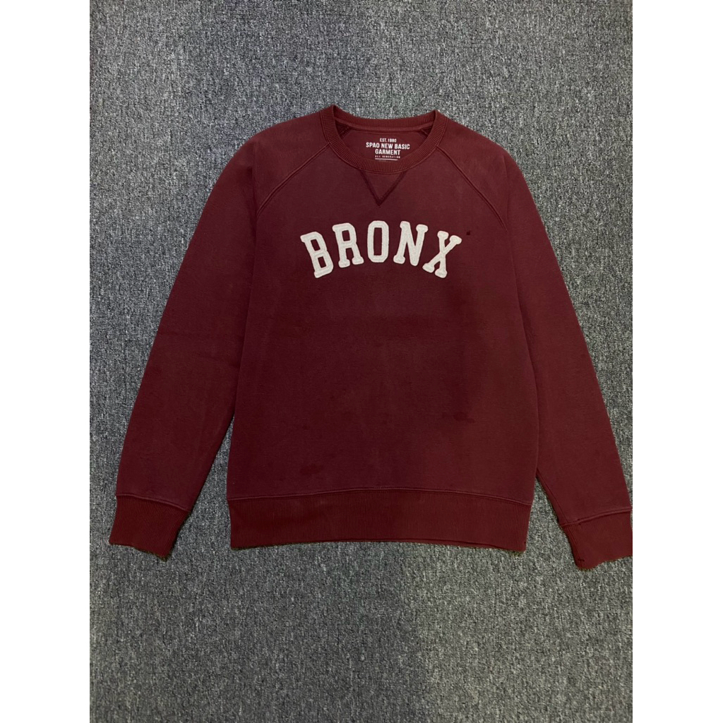 crewneck spao maroon original