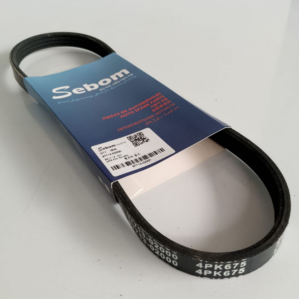 Vbelt V-Belt Fan Belt AC Hyundai Atoz 4PK675