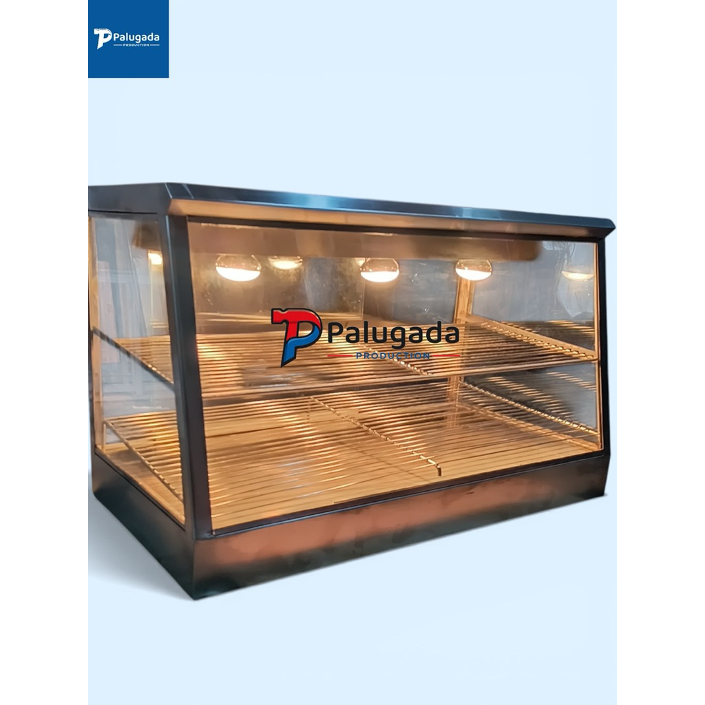 Electric Food Warmer Display, Pemanas Ayam goreng (Stainless)