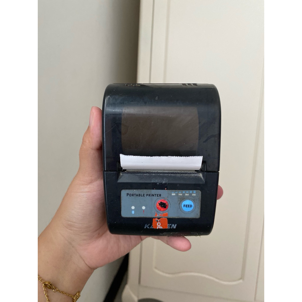 preloved printer thermal kassen MT200/508mm blutut printer kasir mini mobile portable
