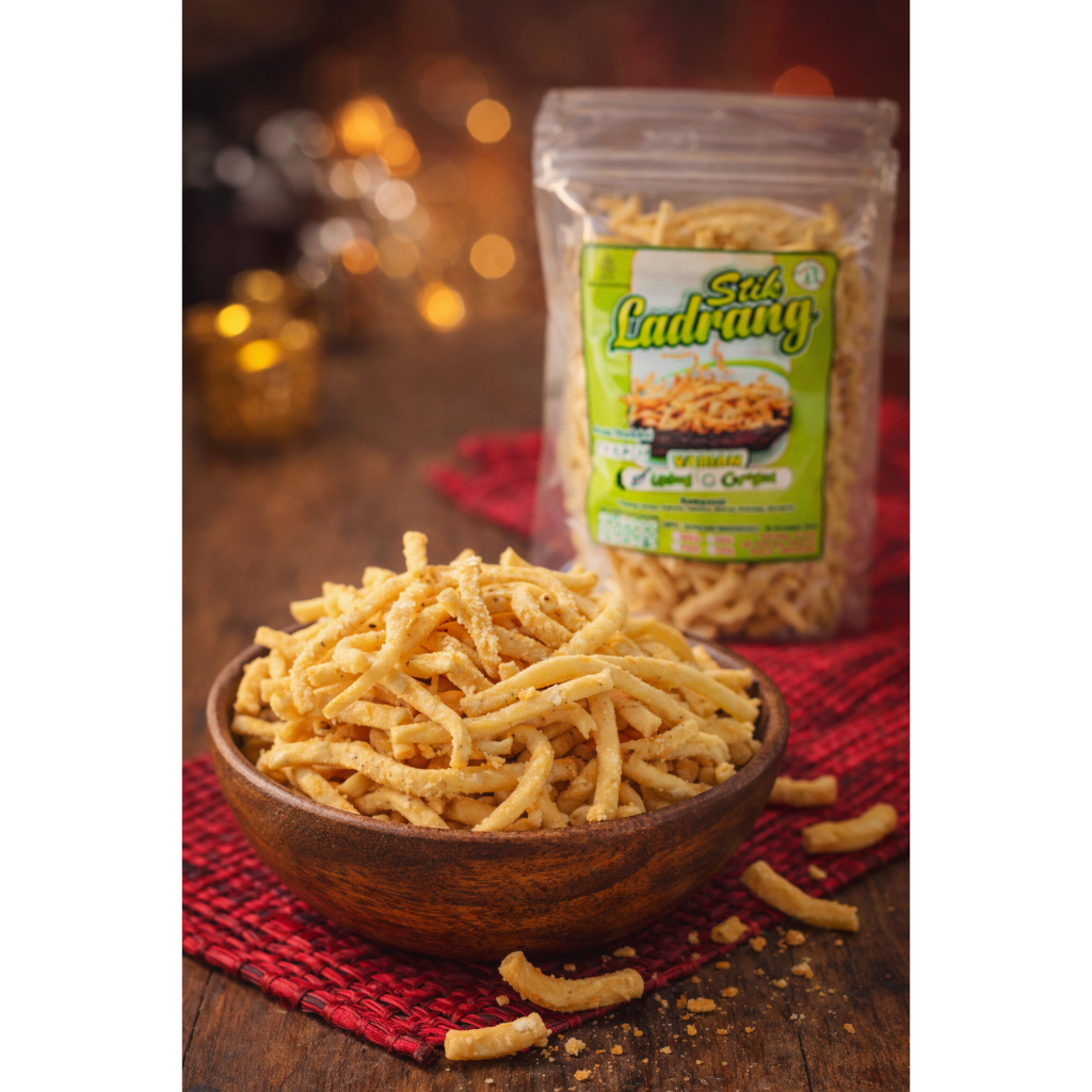 Ladrang Udang Gurih Asli Banyuwangi - Poklahsar Al-Amin (100gr) | Cemilan Renyah UMKM