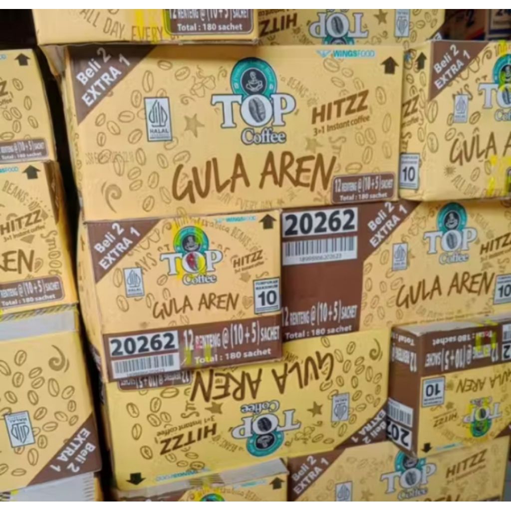TOP Kopi Gula Aren 1 Karton