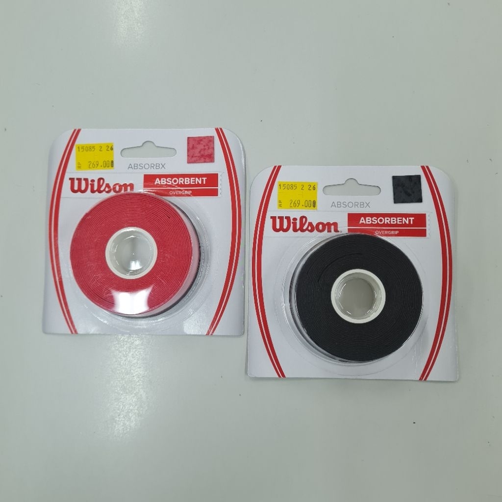 Grip Raket Wilson Absorbx isi 3 Original Pegangan Racket Reket Tenis Tennis Padel Badminton Bulutang
