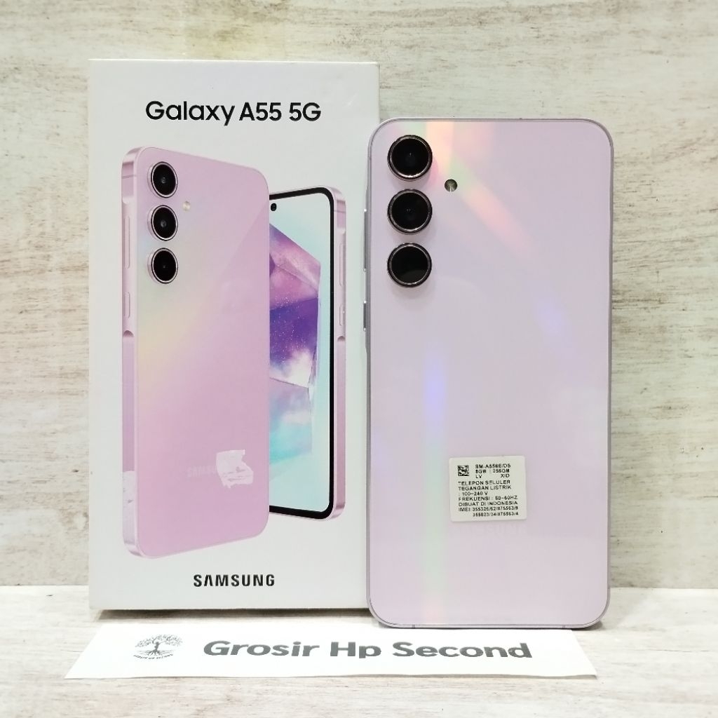 SAMSUNG A55 5G 12/256GB 8/256GB HP SECOND FULLSET