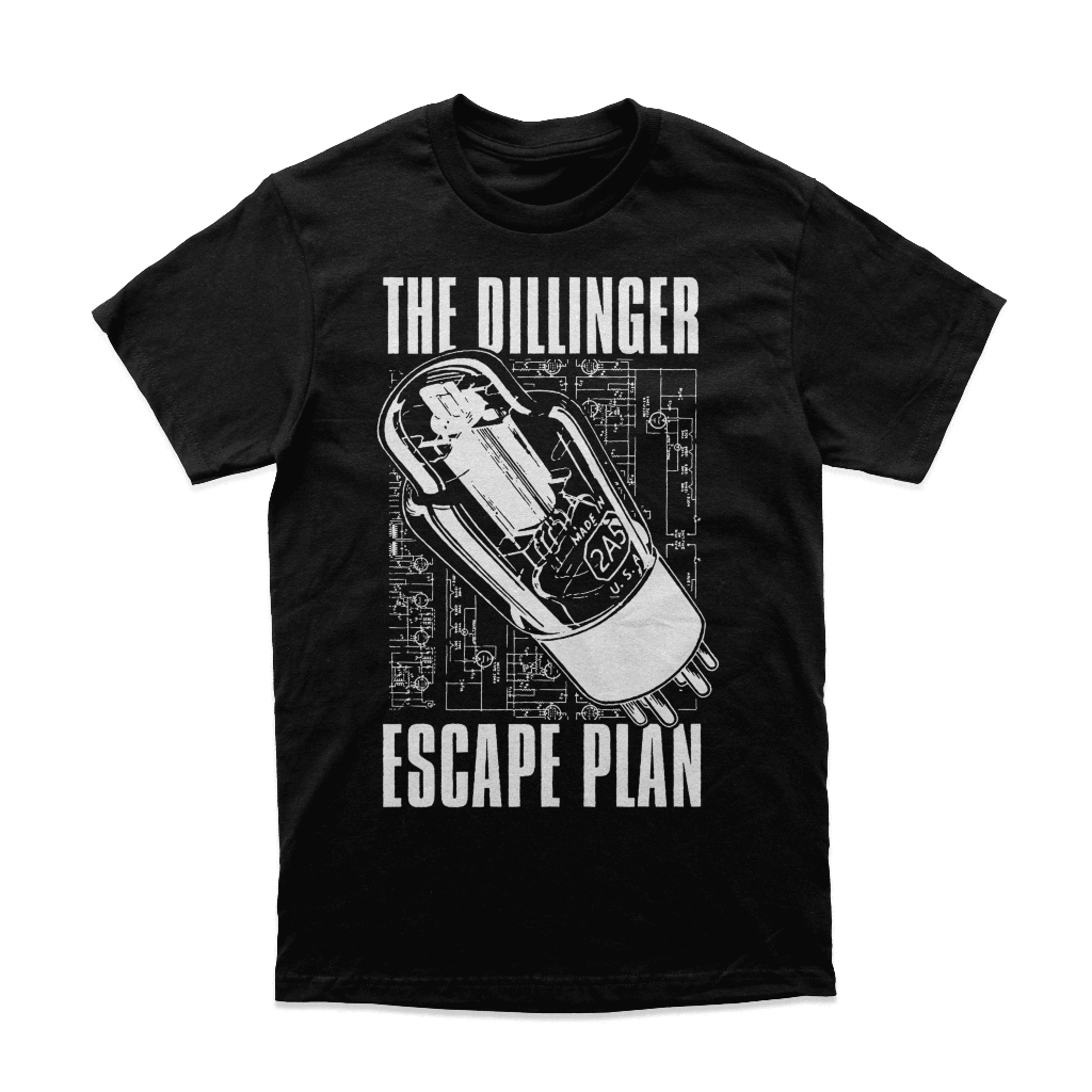 Kaos Tshirt Baju Band The Dillinger Escape Plan "Transistor" Merchandise Heavy weight 16s