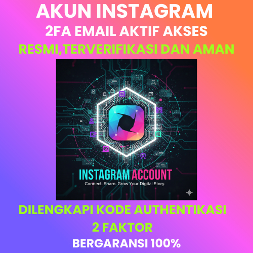 AKUN INSTAGRAM TUA/OLD 2FA EMAIL AKTIF FULL AKSES LOG IN 2K - 10K FOLLOWERS